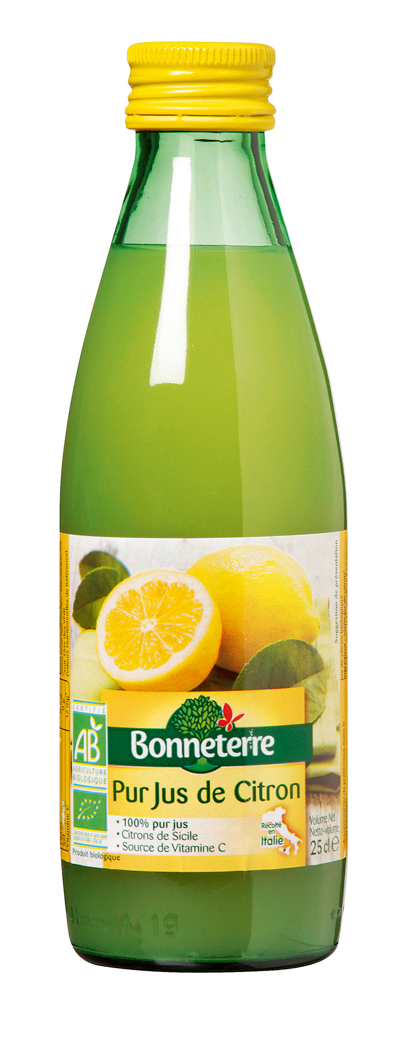 Jus de citron 250ml Rayons Verts